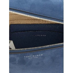 Blue Lamb Leather Handbag