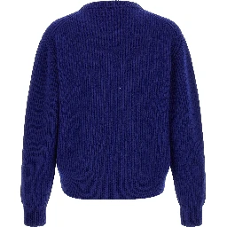 Blue Wool Cardigan
