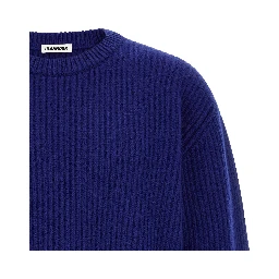 Blue Wool Cardigan