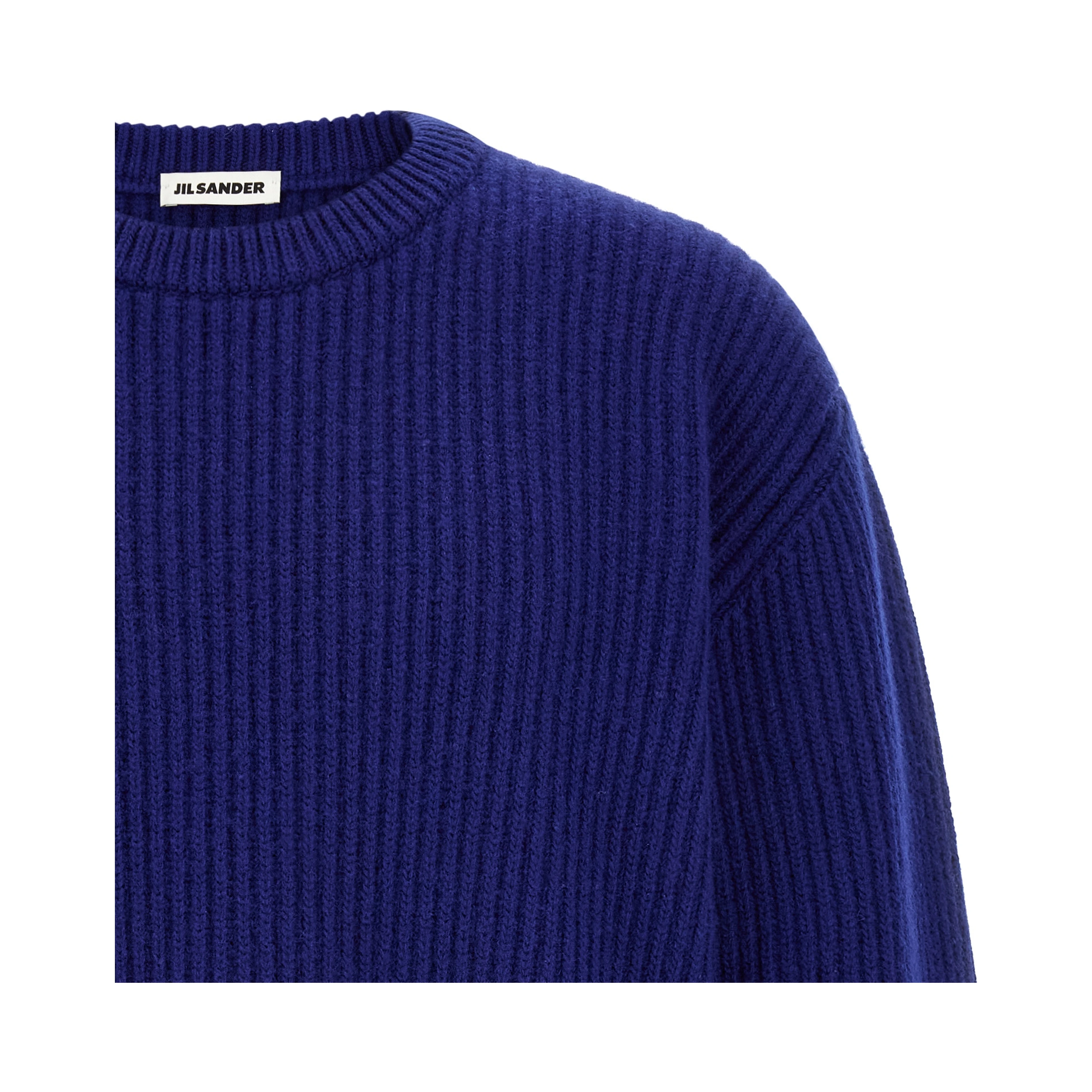 Blue Wool Cardigan