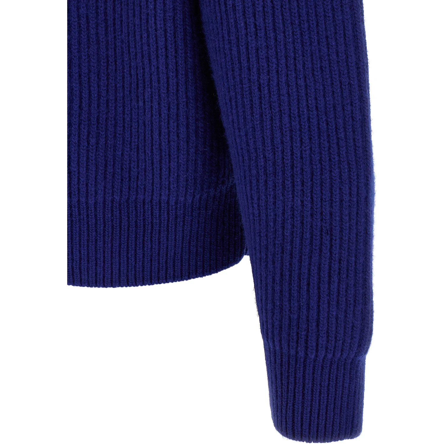 Blue Wool Cardigan