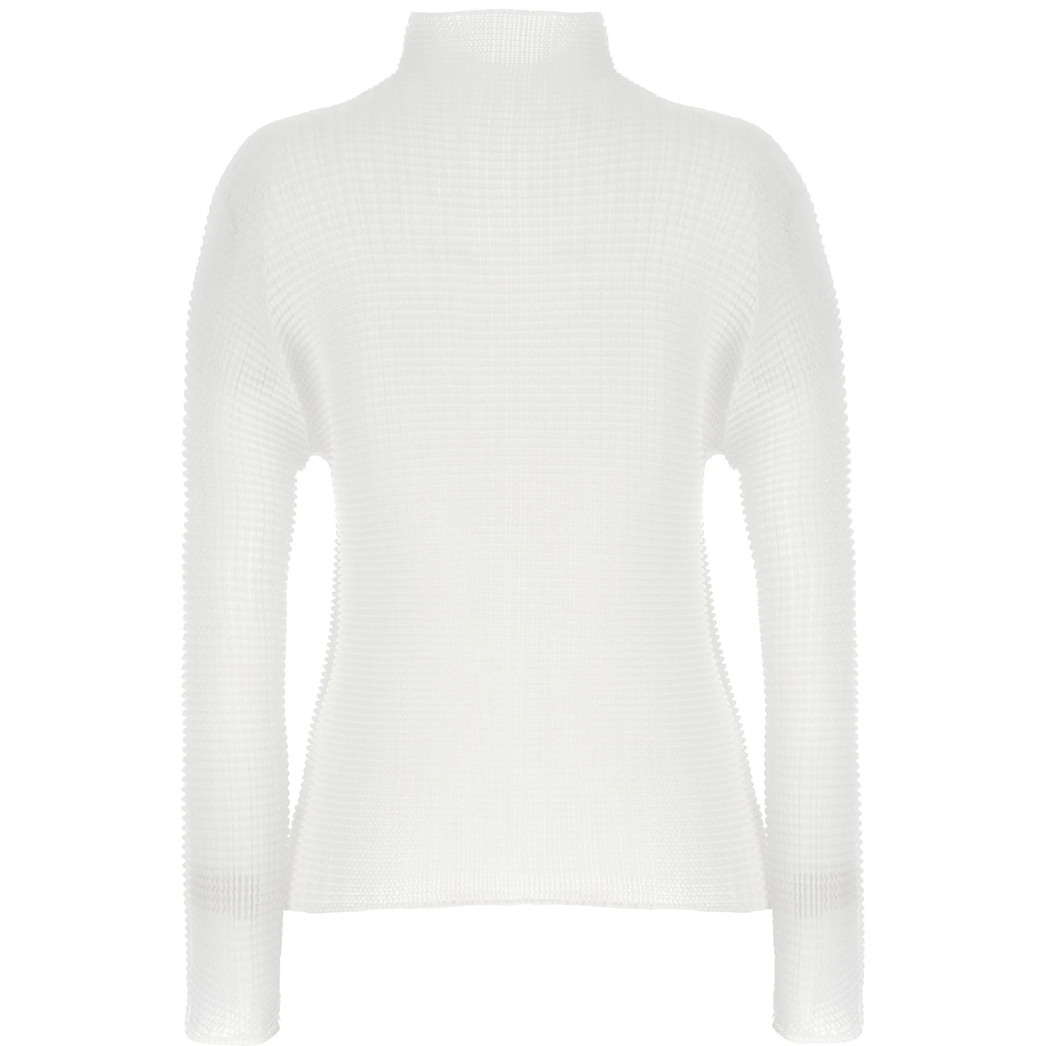 White Polyester Cardigan