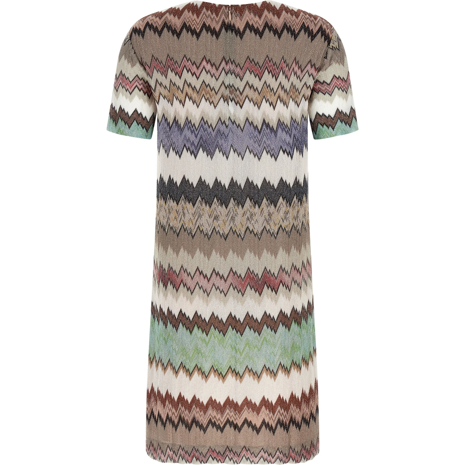 Multicolor Viscose Short Dress