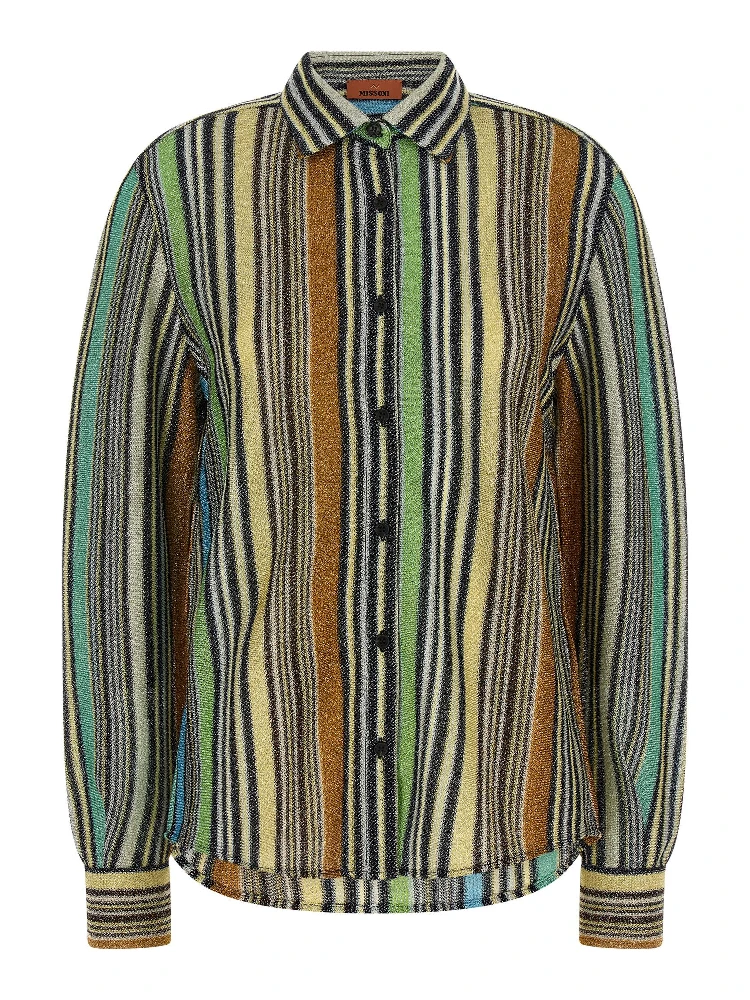Multicolor Viscose Blouse