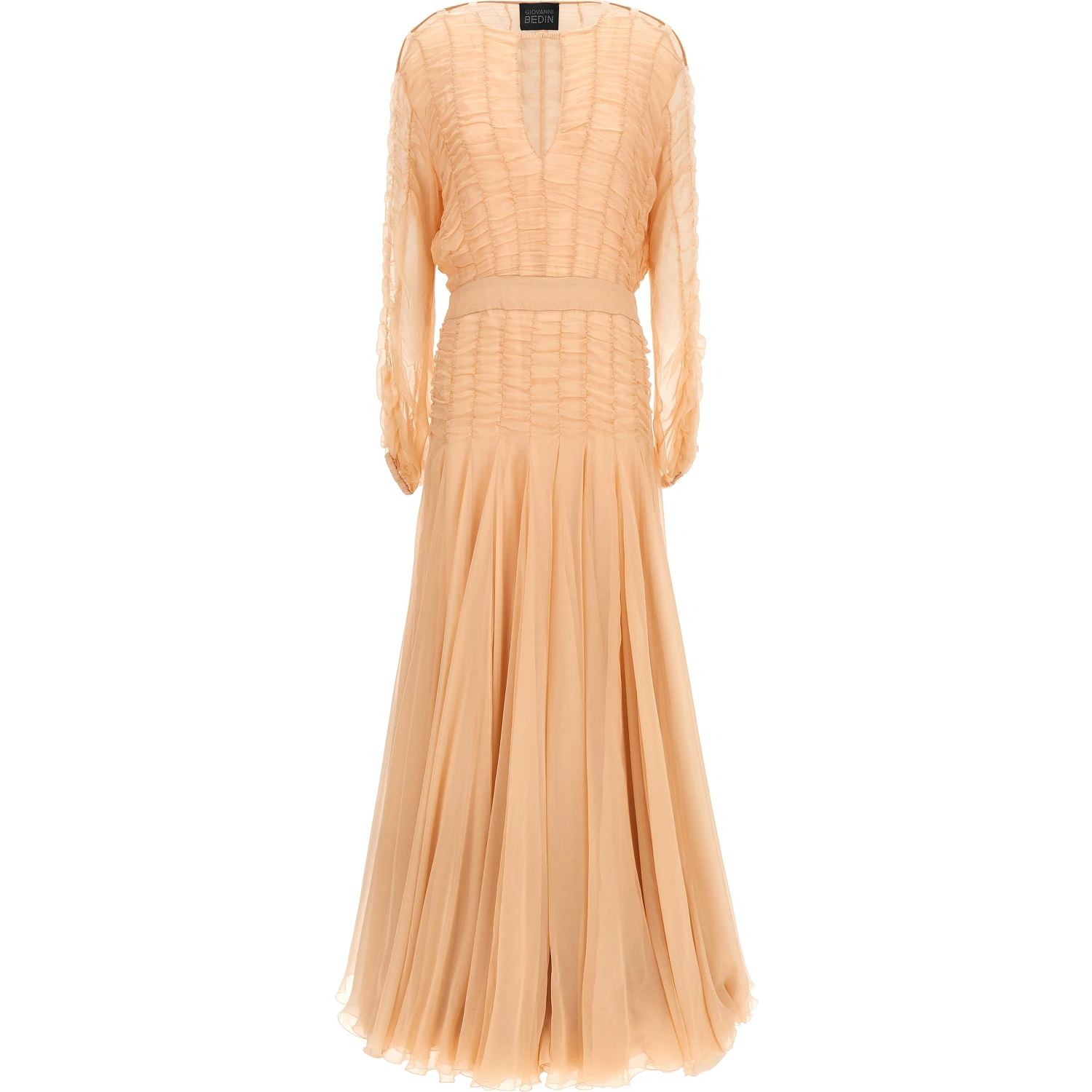 Multicolor Cotton Long Dress