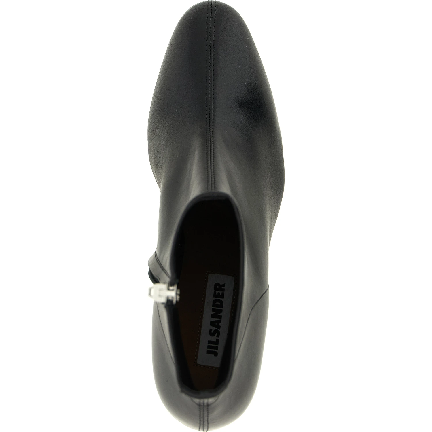 Black Calfskin Ankle Boots