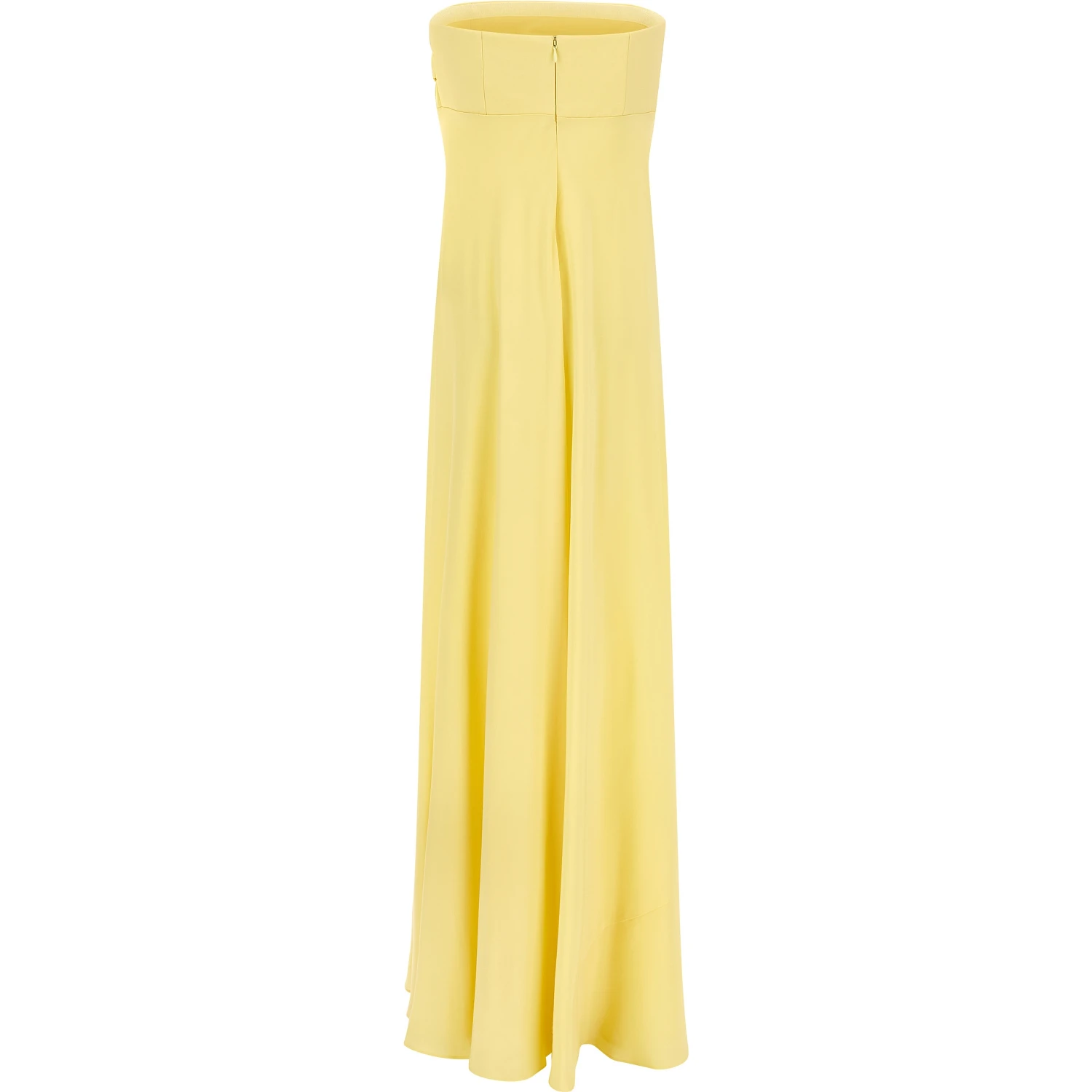 Bicolor Silk Long Dress