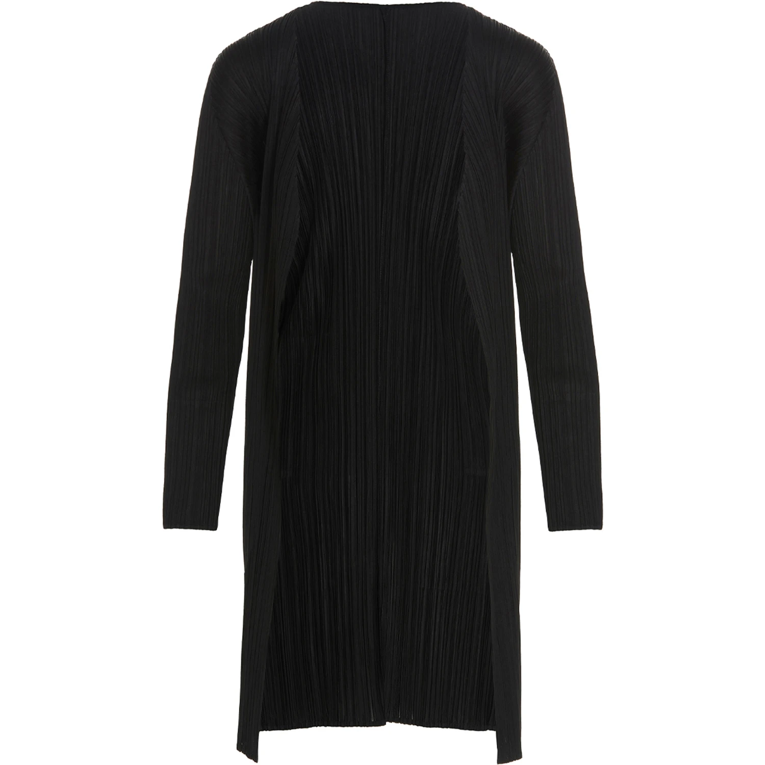 Black Polyester Cardigan