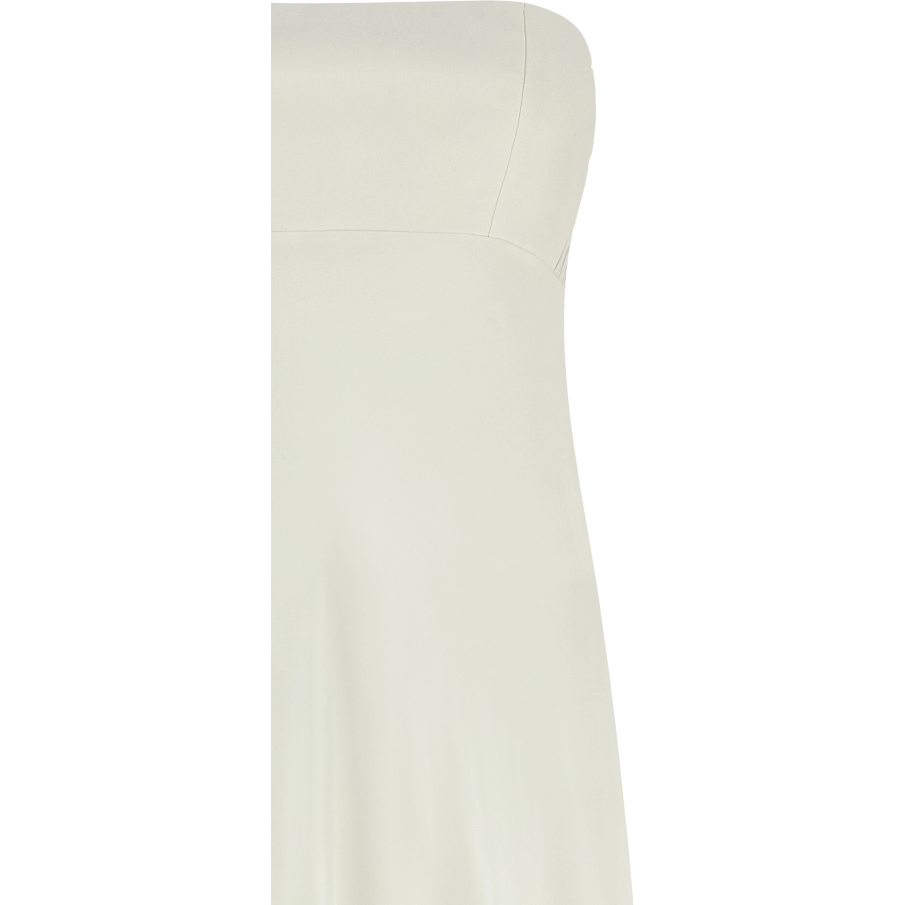 White Silk Long Dress