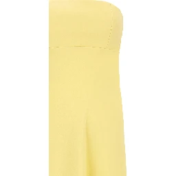 Bicolor Silk Long Dress