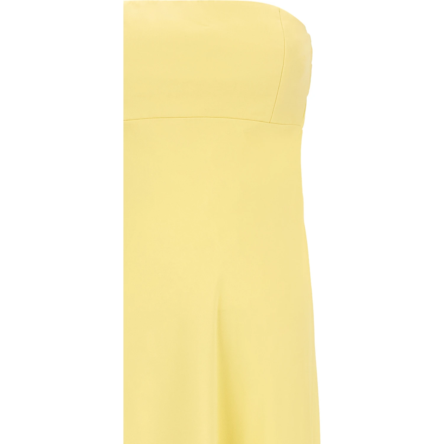 Bicolor Silk Long Dress