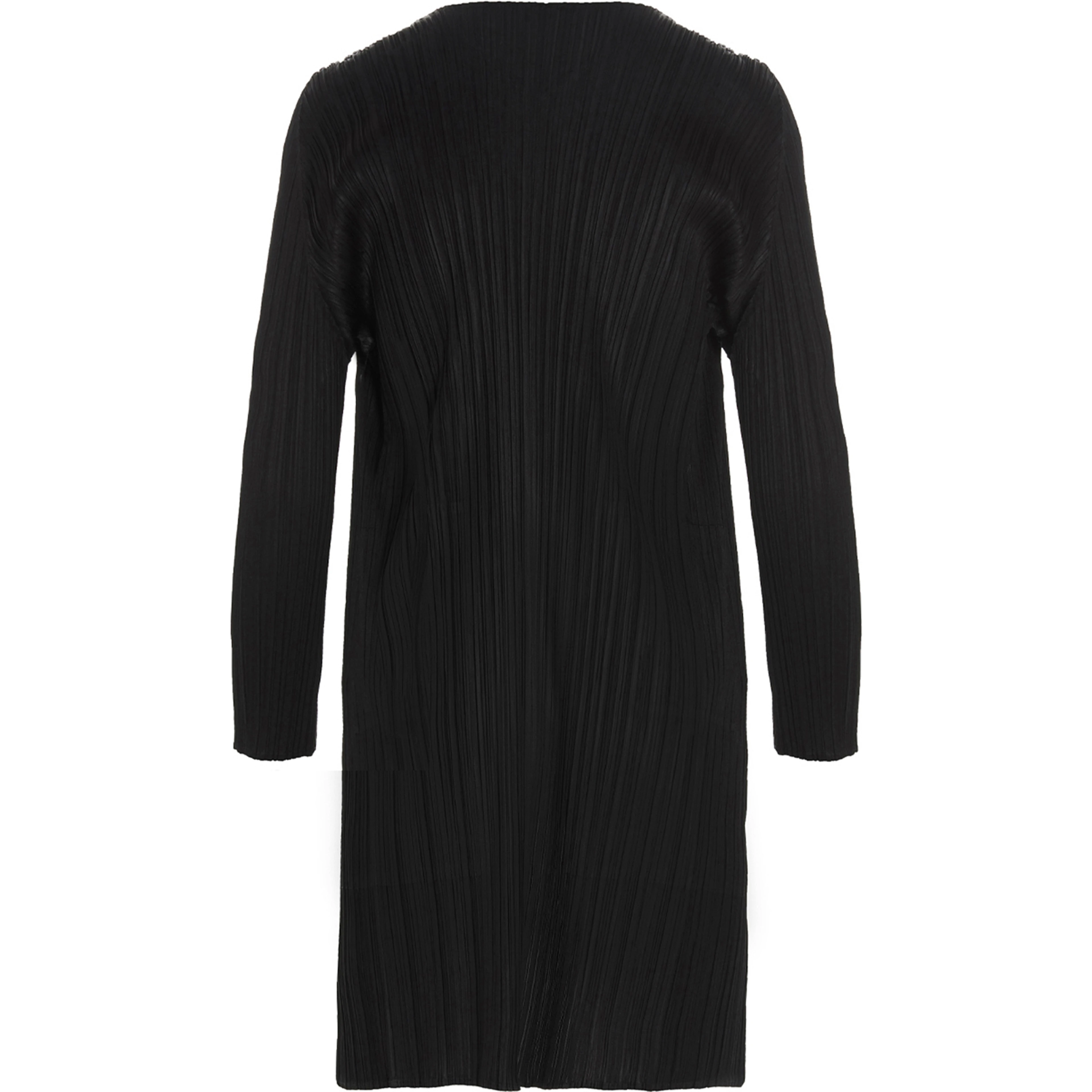 Black Polyester Cardigan