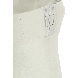White Silk Long Dress