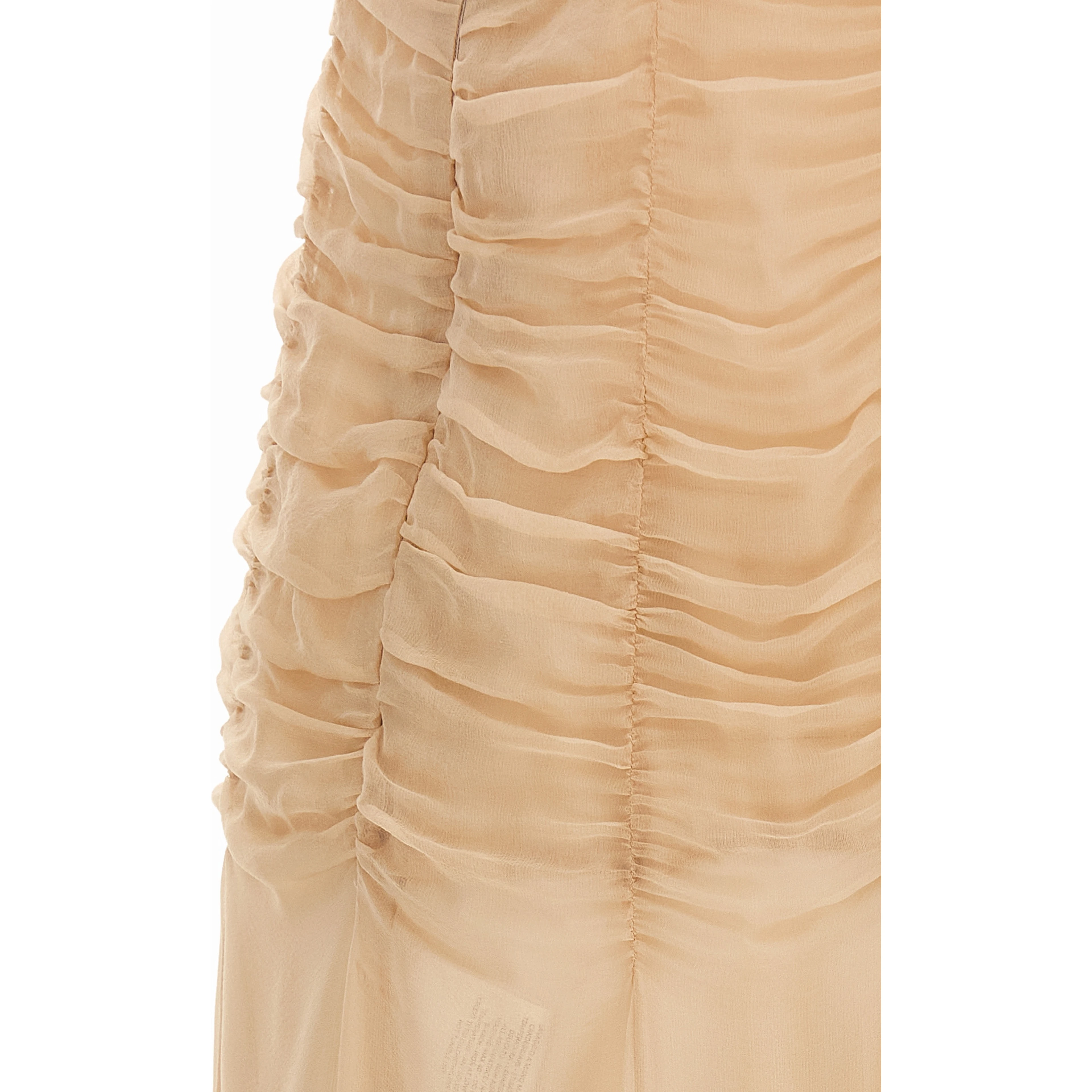 Multicolor Silk Long Dress