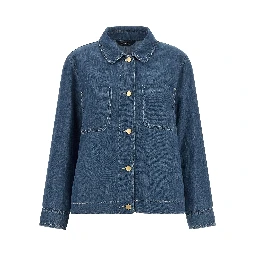 Blue Cotton Denim Jacket