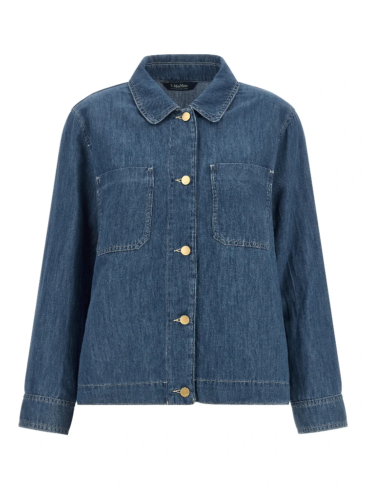 Blue Cotton Denim Jacket
