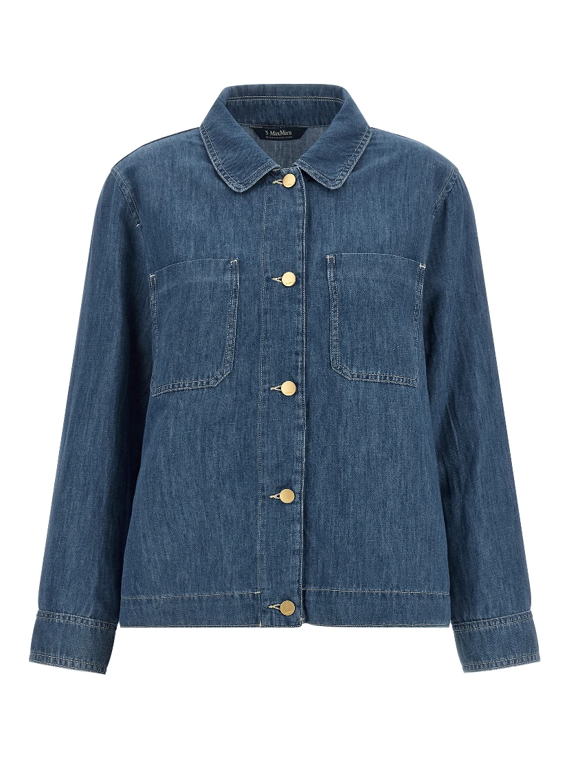 Blue Cotton Denim Jacket