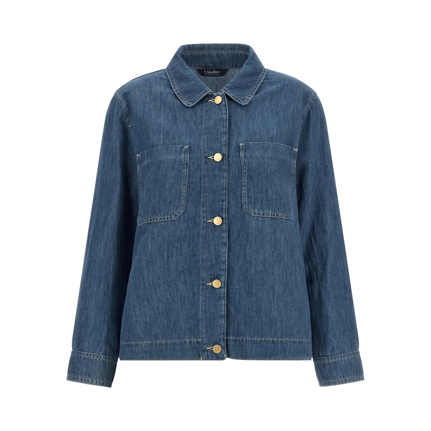 Blue Cotton Denim Jacket