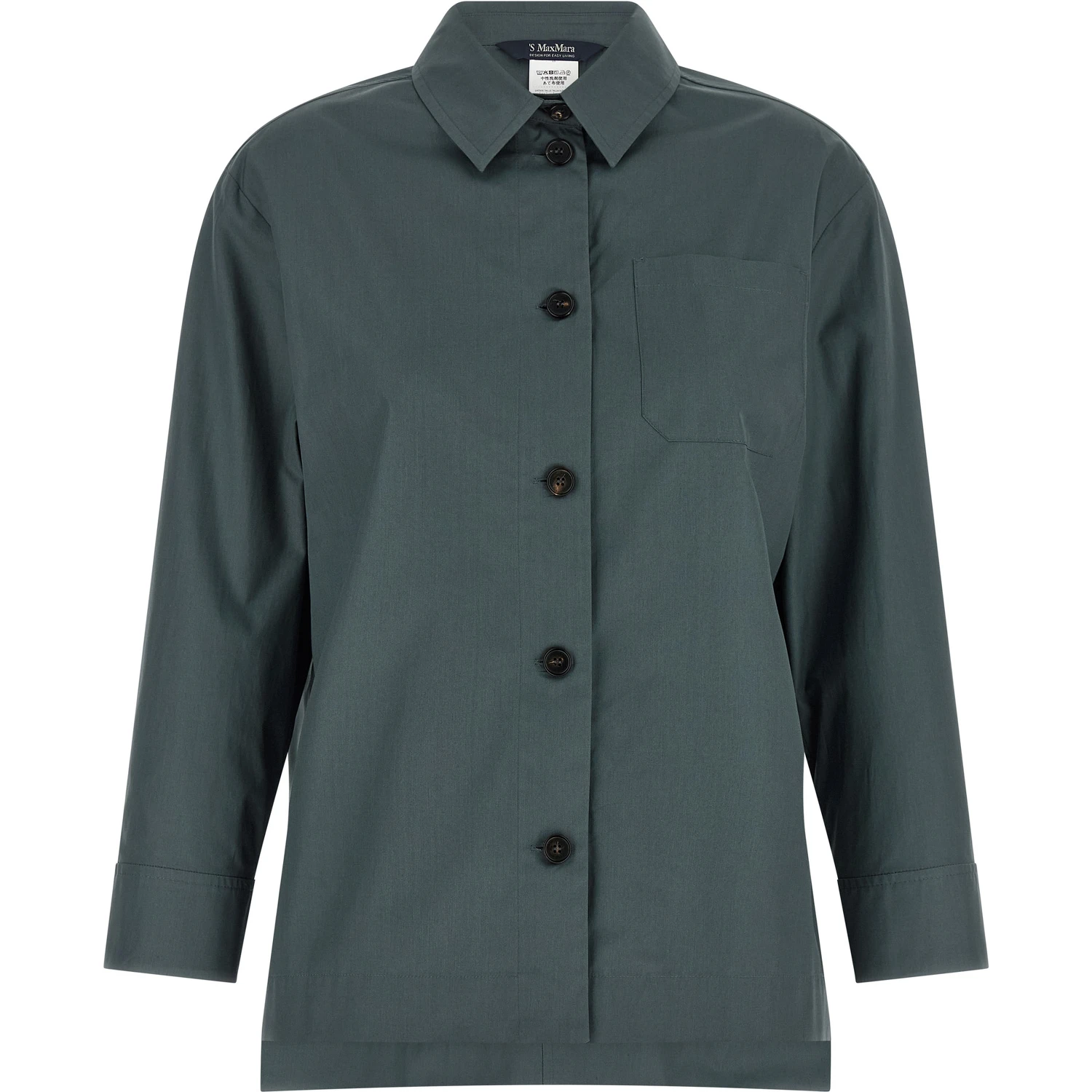 Gray Cotton Blouse