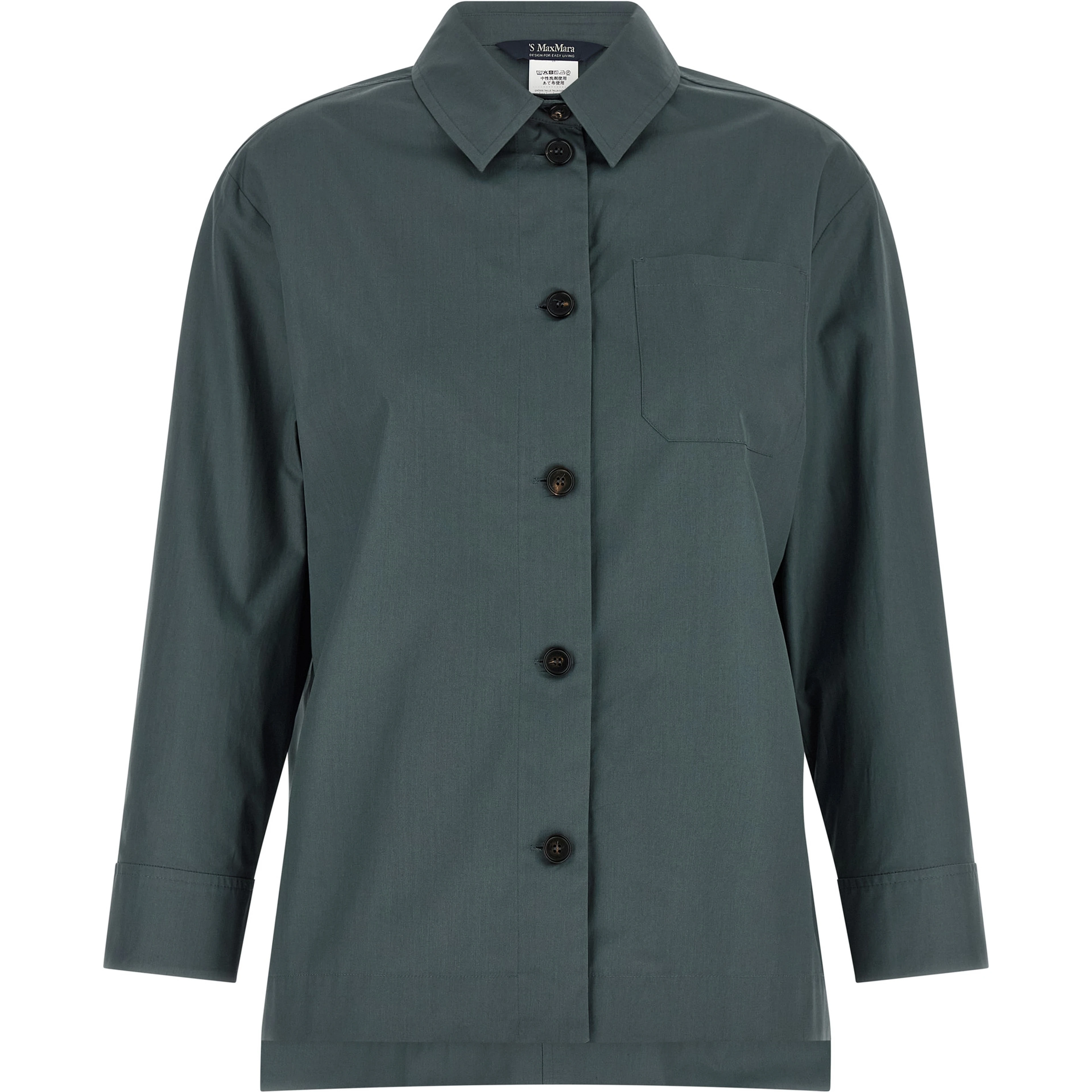 Gray Cotton Blouse