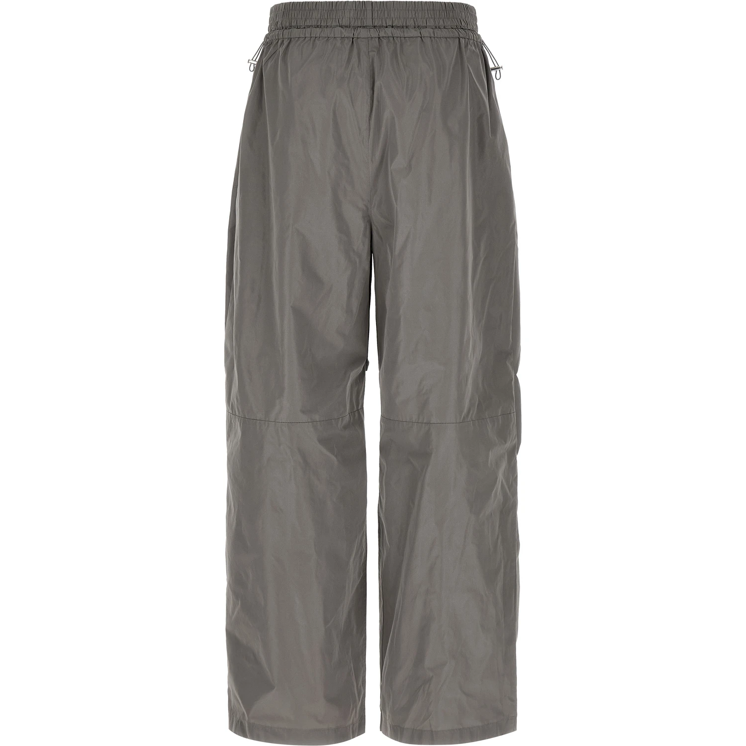 Gray Polyester Athletic Pants