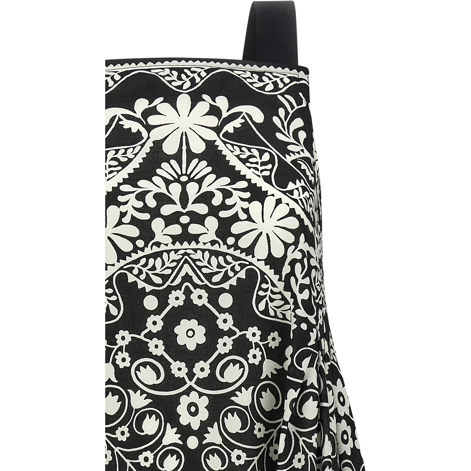 Bicolor Cotton Long Dress