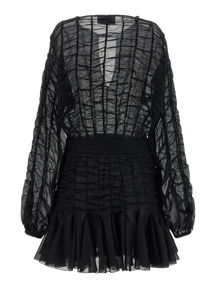 Black Cotton Short Dress alternative