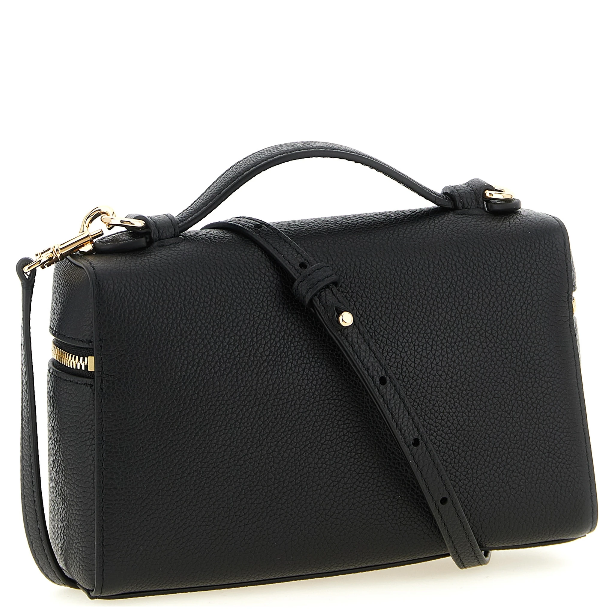 Black Cowhide Handbag