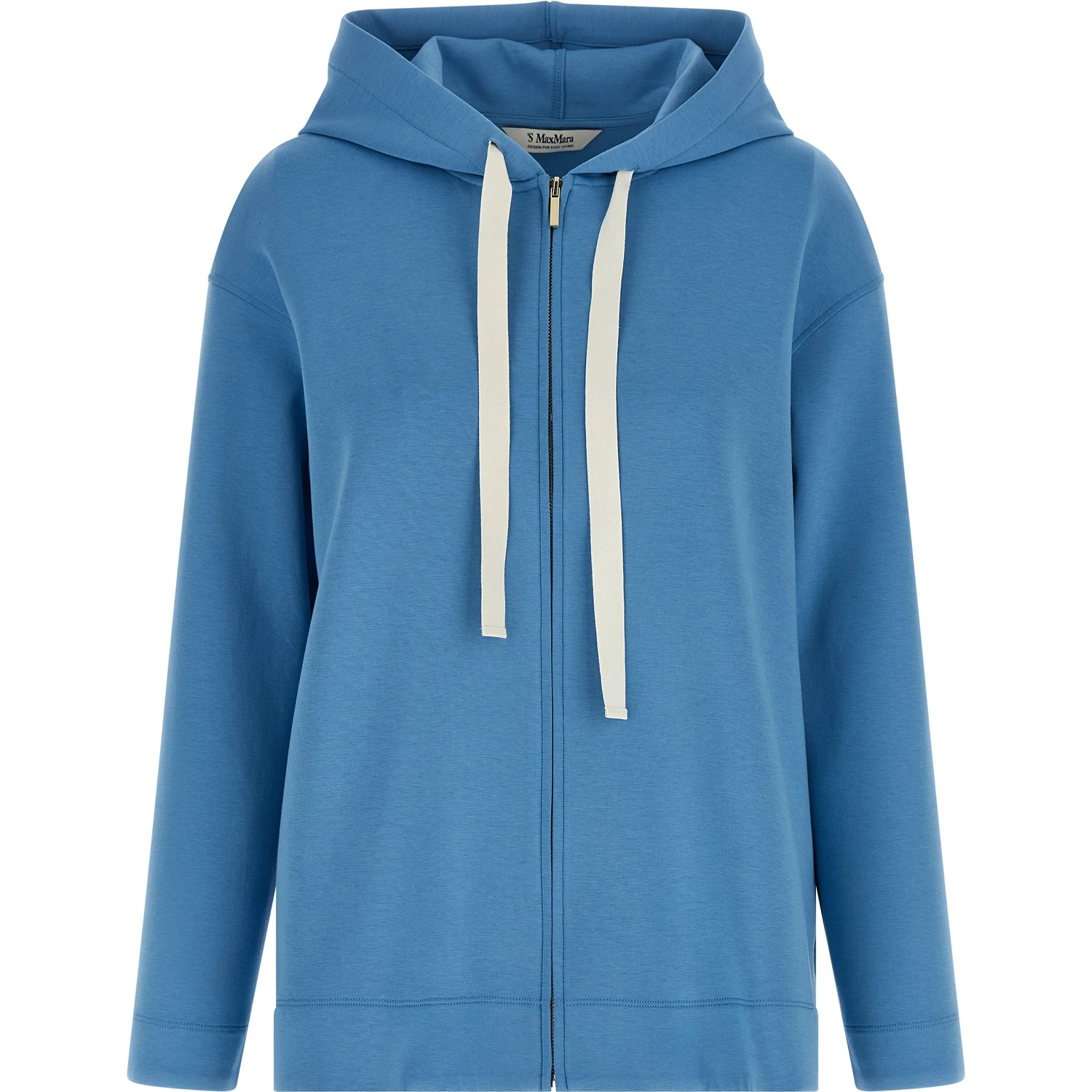Blue Cotton Hoodie