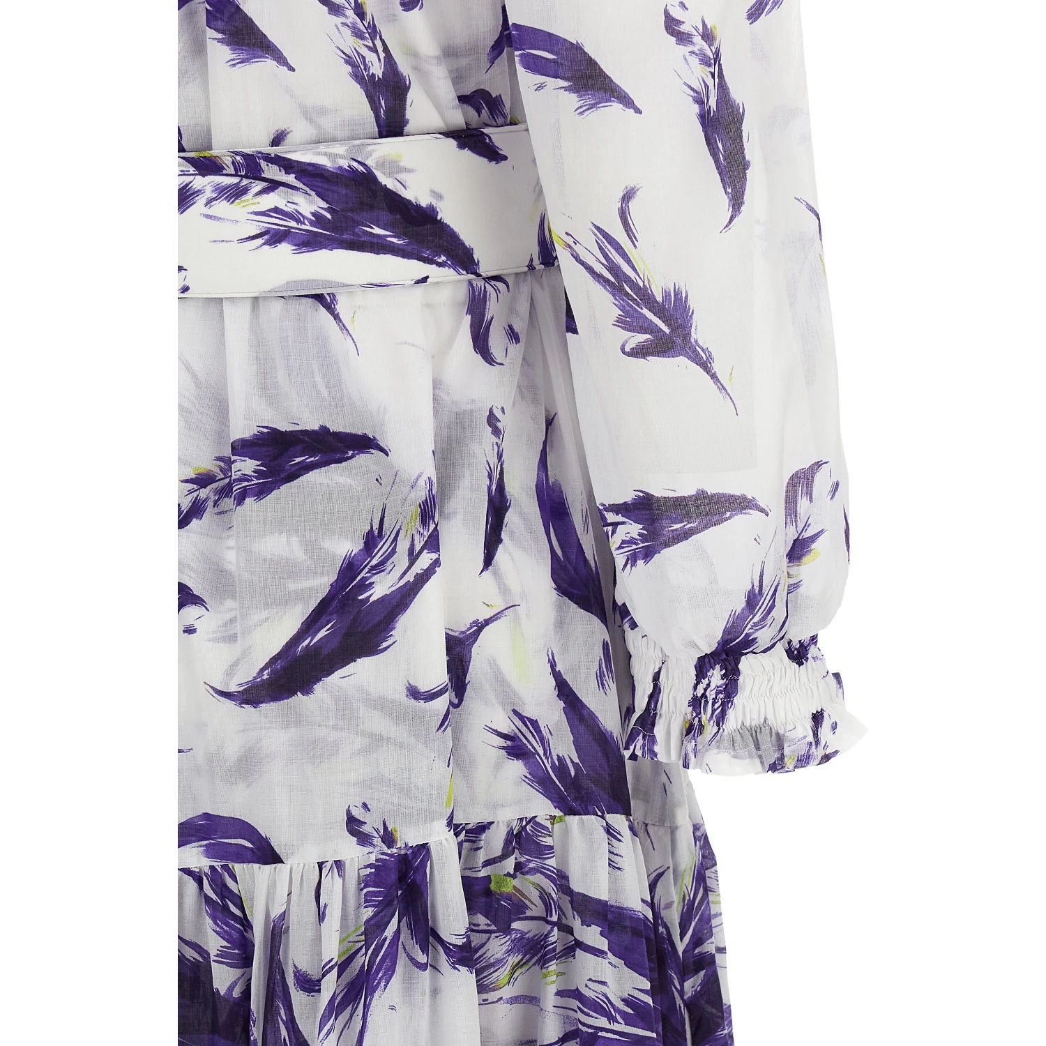 Purple Cotton Long Dress