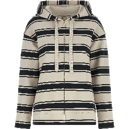 Blue Cotton Hoodie