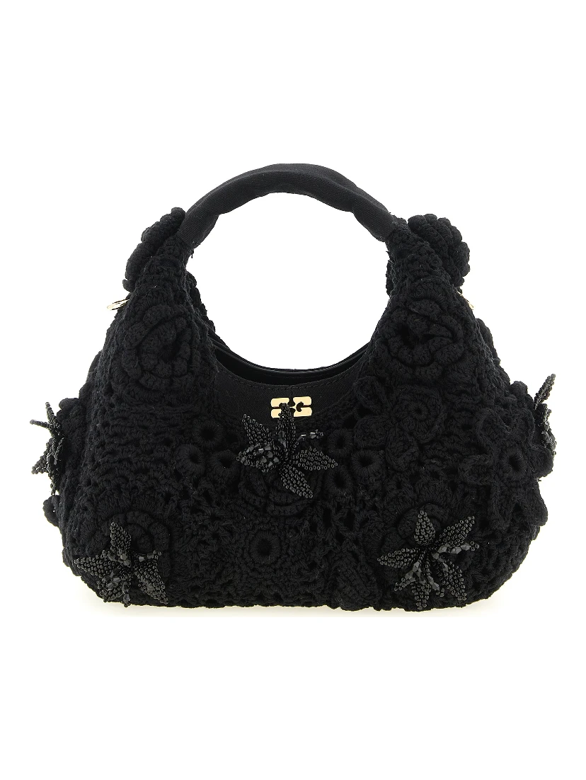 Black Organic Cotton Handbag