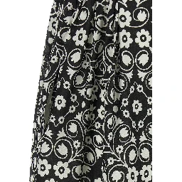 Bicolor Cotton Long Dress