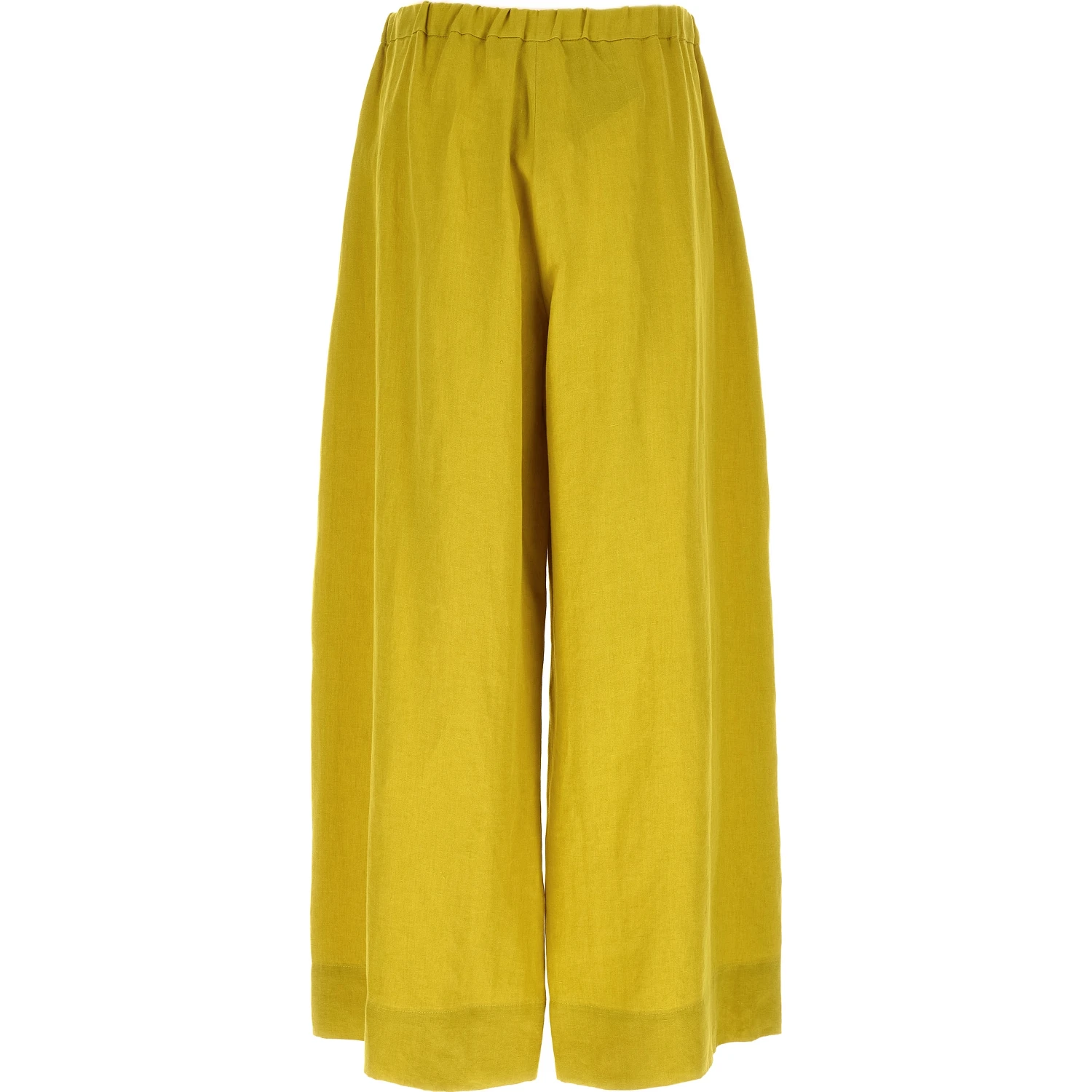Bicolor Linen Casual Pants