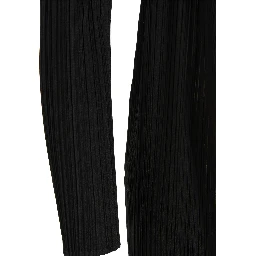 Black Polyester Cardigan