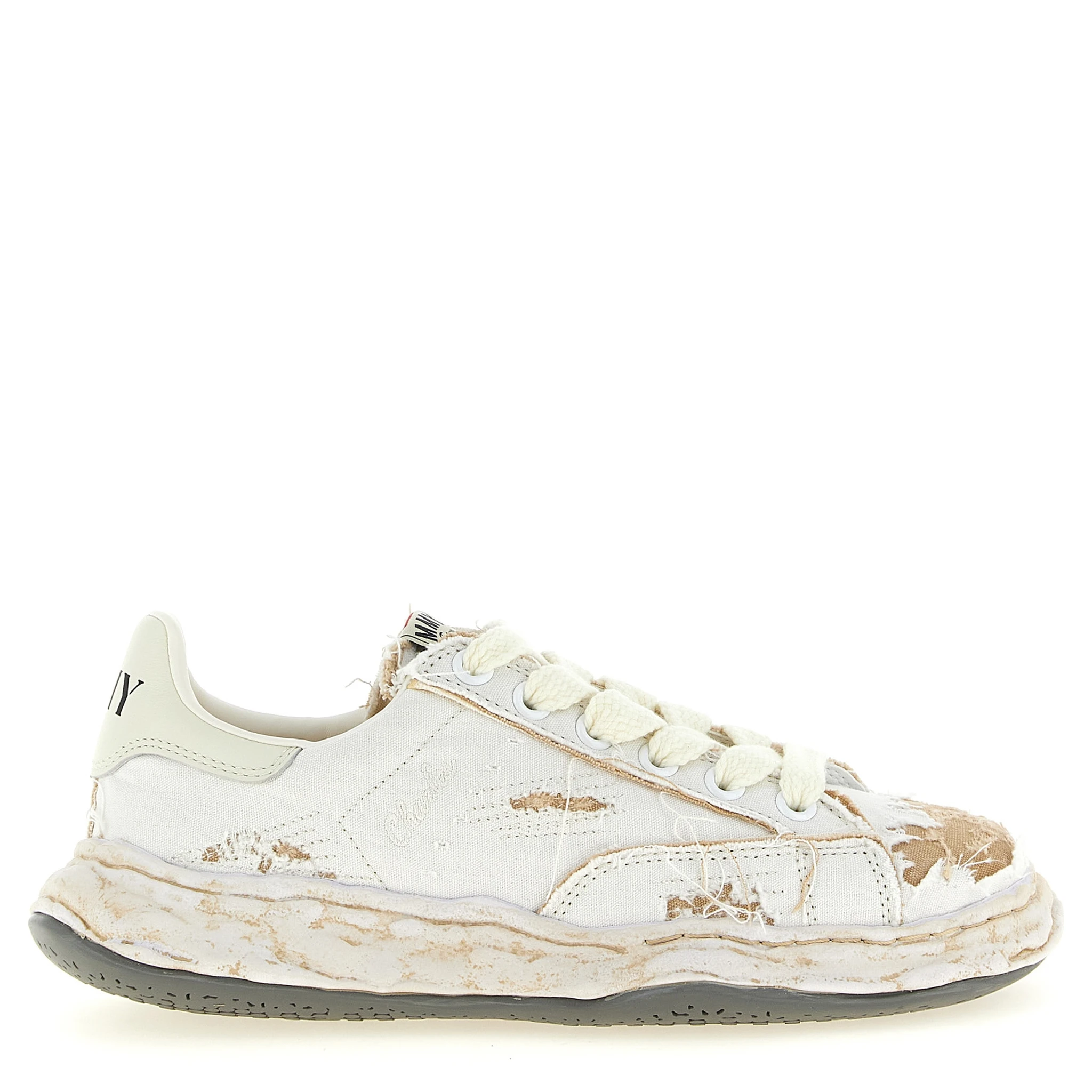White Cotton Sneakers