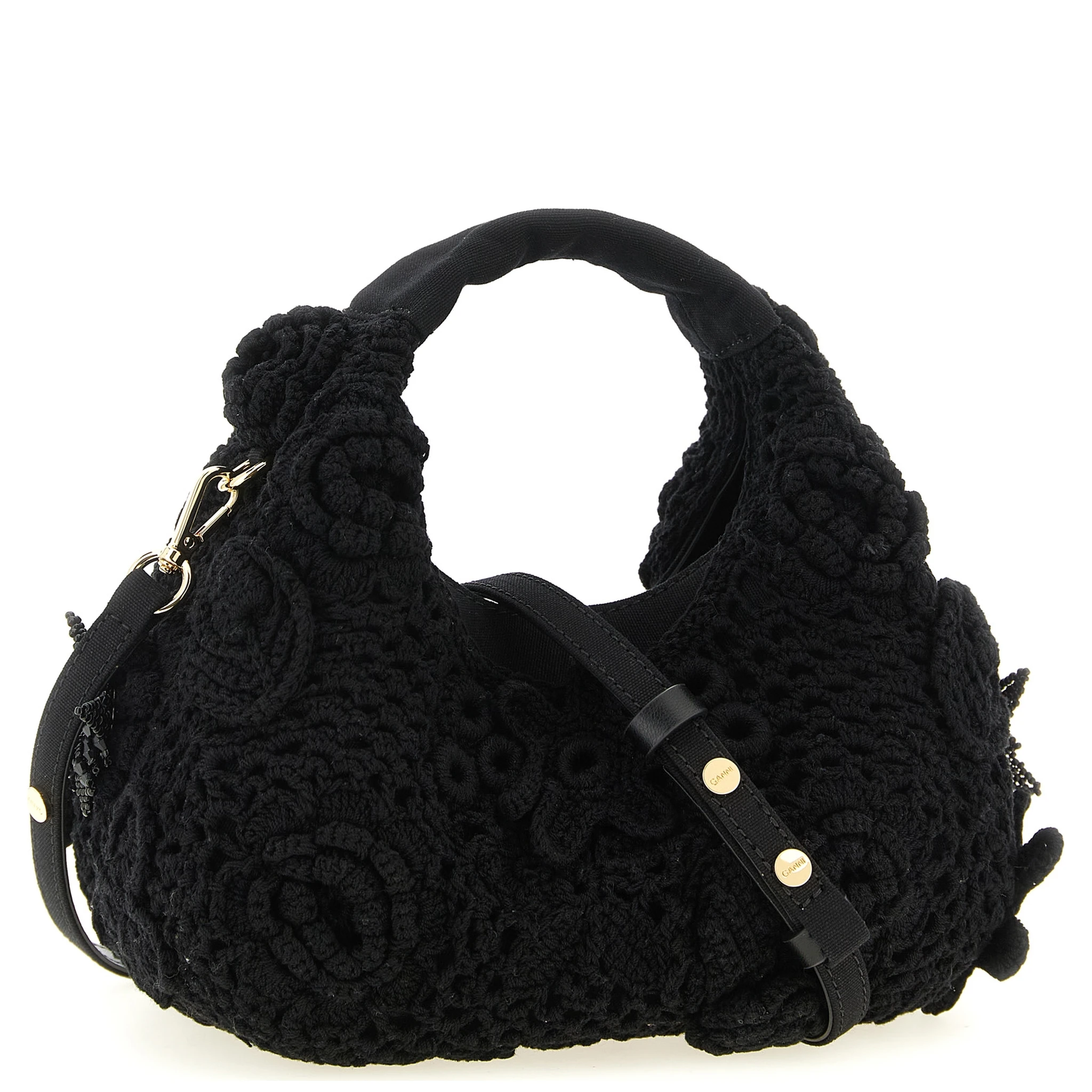 Black Organic Cotton Handbag