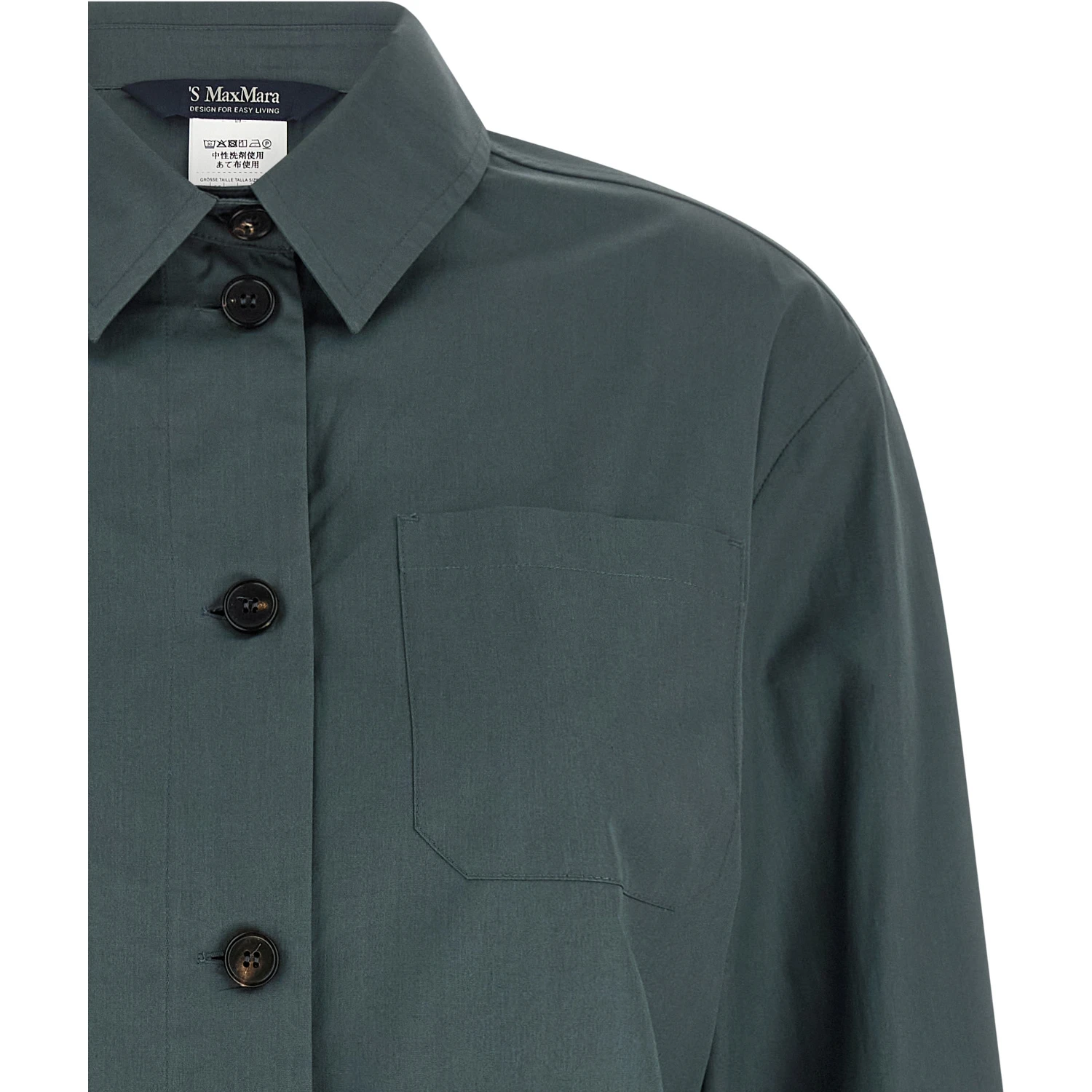 Gray Cotton Blouse
