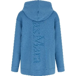 Blue Cotton Hoodie