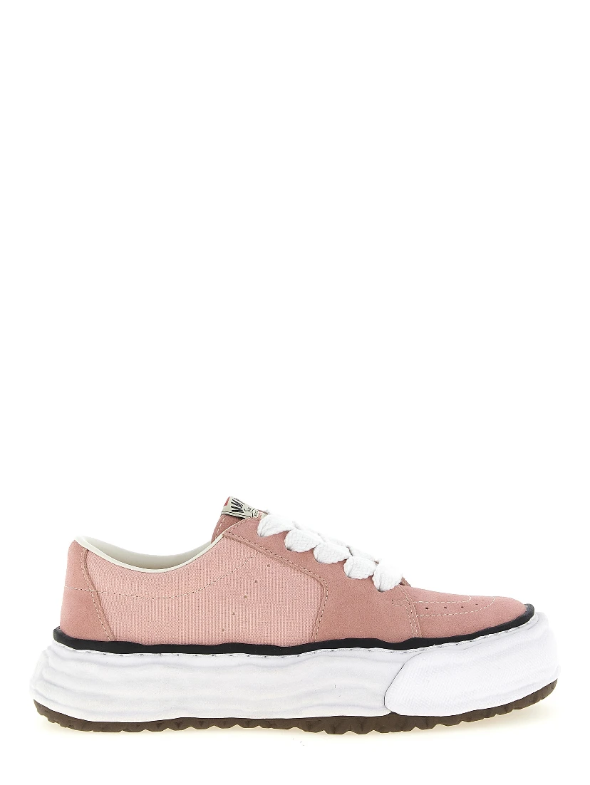 Multicolor Cowhide Platform Sneakers
