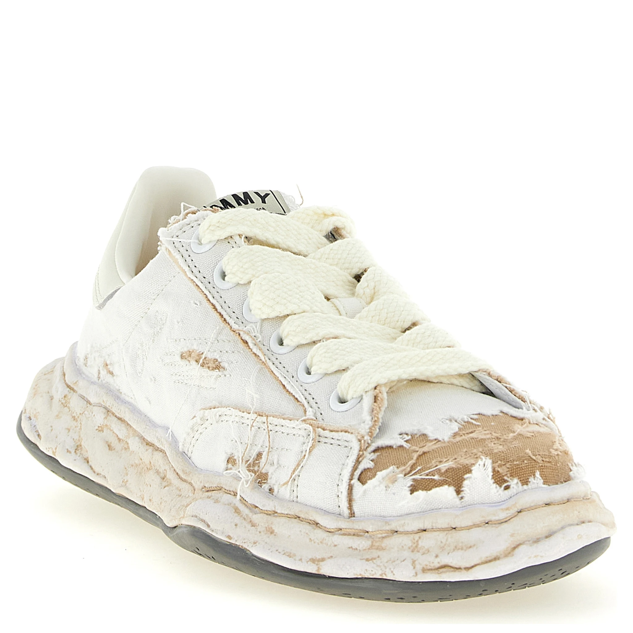 White Cotton Sneakers