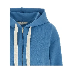 Blue Cotton Hoodie