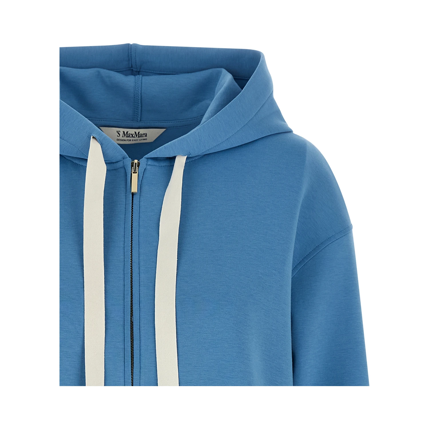 Blue Cotton Hoodie