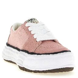 Multicolor Cowhide Platform Sneakers