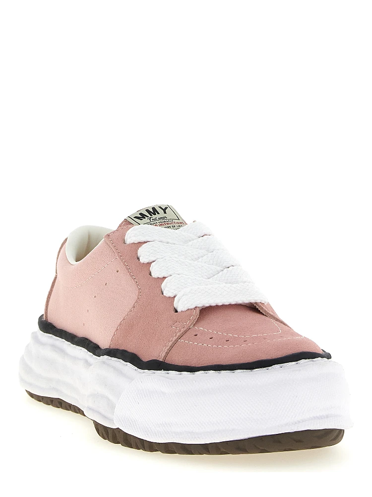 Multicolor Cowhide Platform Sneakers alternative