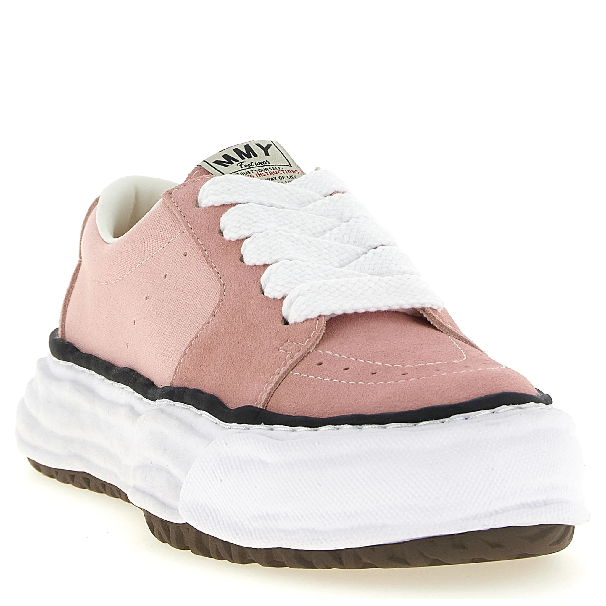 Multicolor Cowhide Platform Sneakers