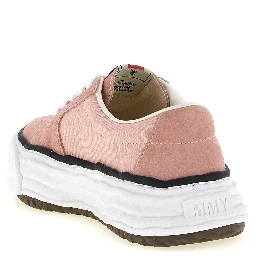 Multicolor Cowhide Platform Sneakers