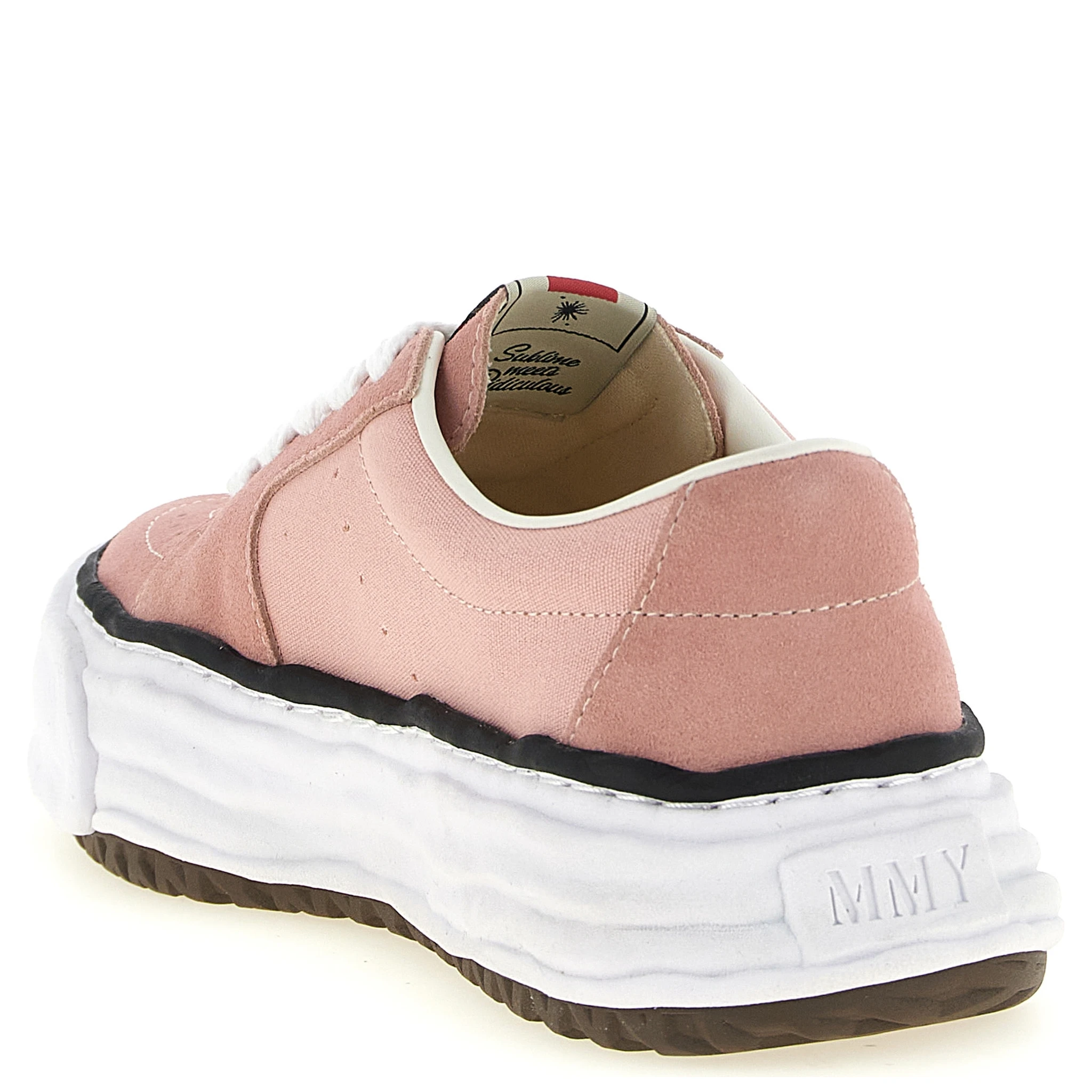 Multicolor Cowhide Platform Sneakers