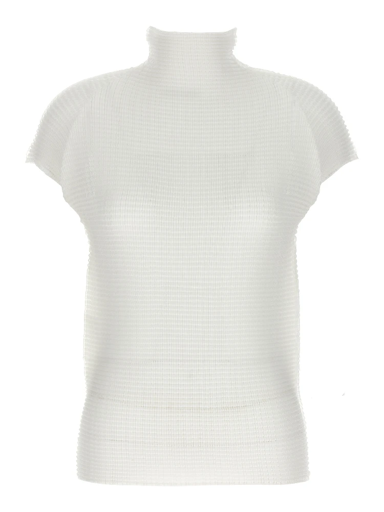 White Polyester T-Shirt