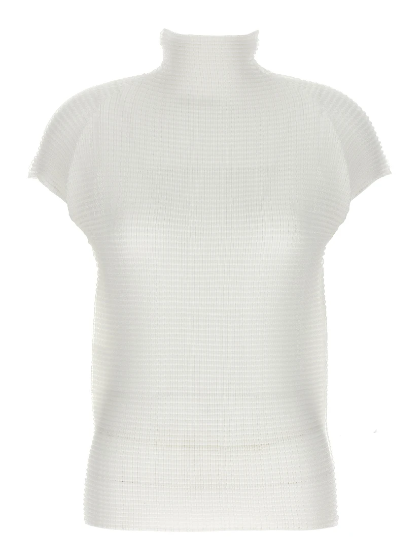White Polyester T-Shirt